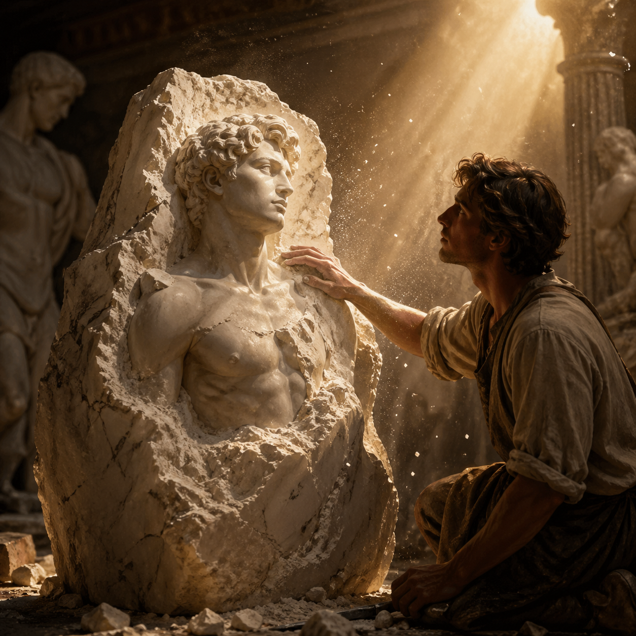 Чувство собственного достоинства через призму эффекта Микеланджело мне откликается 